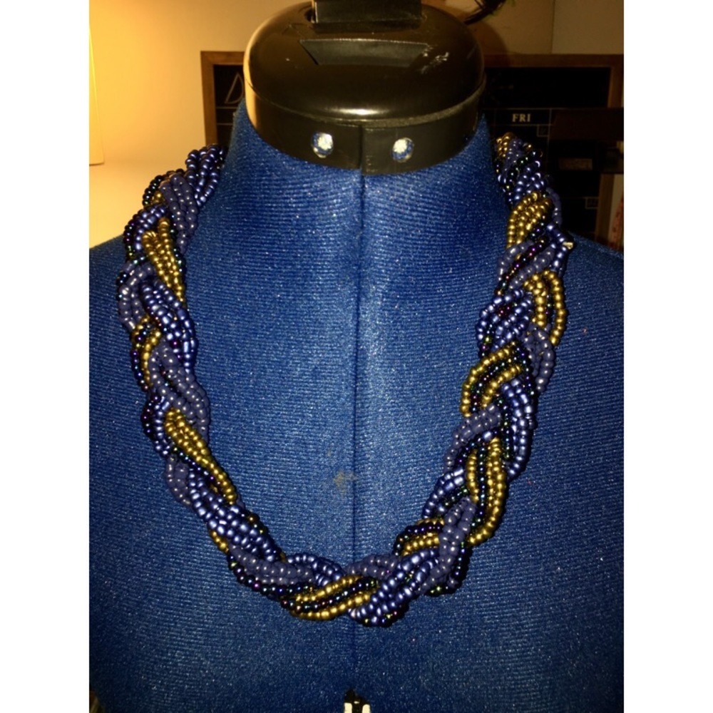 Braided Beaded Necklace